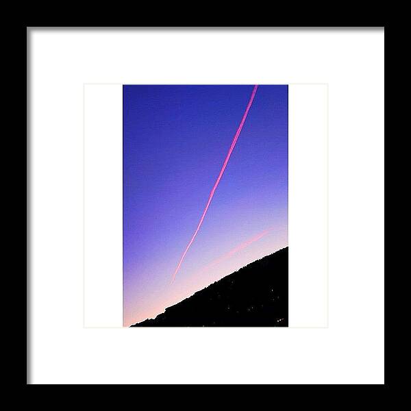  Framed Print featuring the photograph It's A Super Jet Plane..! by Kiko Bustamante
