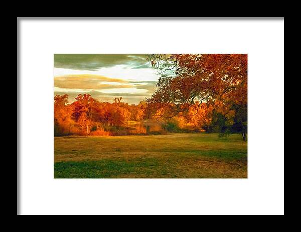 Fall Framed Print featuring the photograph It's Fall Y'all by CarolLMiller Photography