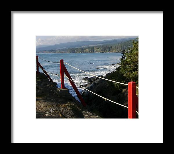 Seascape Framed Print featuring the photograph It's Like Going Home Again by Rhonda McDougall