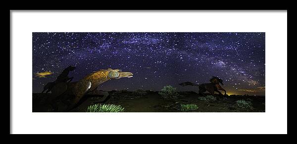 Milkyway Framed Print featuring the photograph Its made of stars by James Heckt