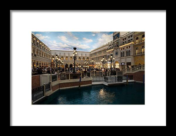 Venetian Canal Framed Print featuring the photograph It's Not Venice by Georgia Mizuleva