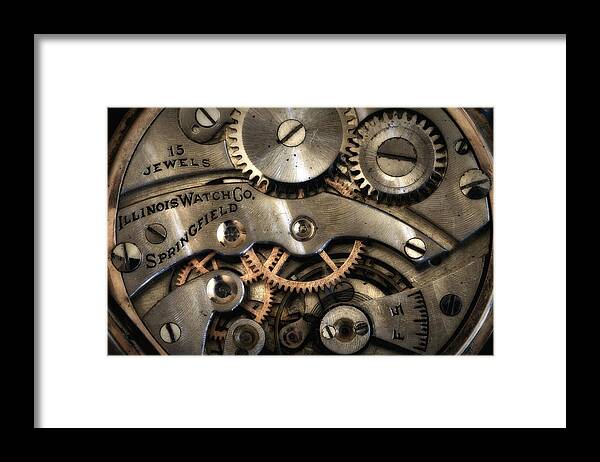 Time Framed Print featuring the photograph It's Time by Robert Woodward