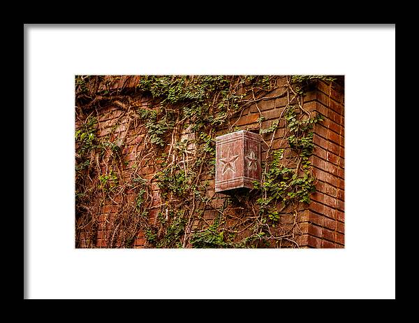 Downtown Framed Print featuring the photograph Ivy League Star by Melinda Ledsome