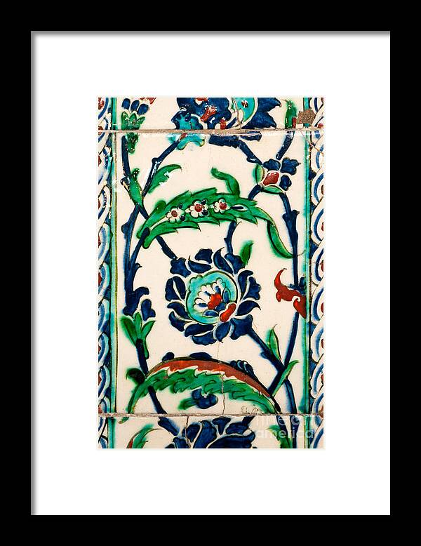 Istanbul Framed Print featuring the photograph Iznik 20 by Rick Piper Photography