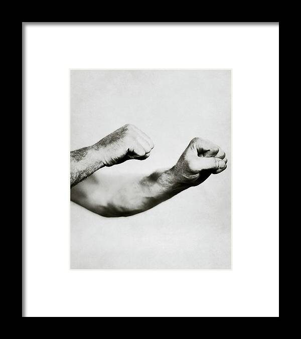 Sport Framed Print featuring the photograph Jack Dempsey's Hands by Ira L. Hill