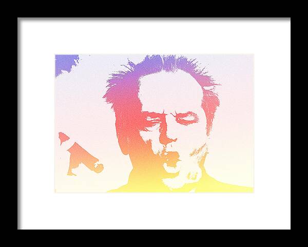 Jack Nicholson Framed Print featuring the photograph Jack Nicholson - 2 by Chris Smith