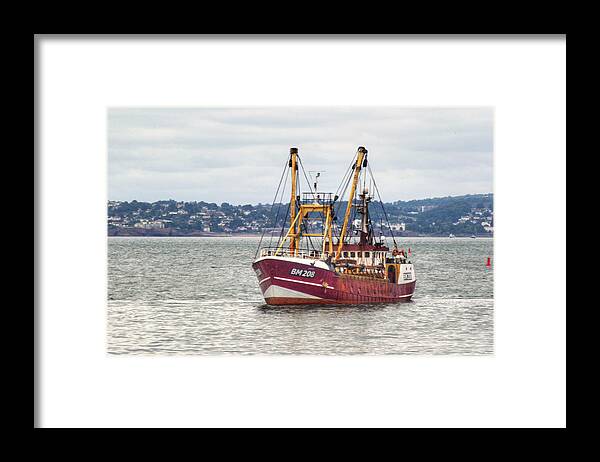 Brixham Framed Print featuring the photograph Jacomina BM 208 by Chris Day