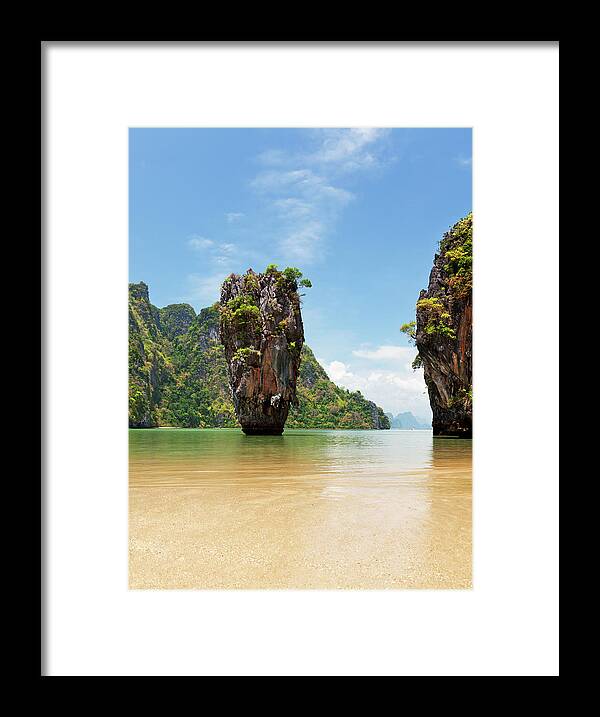Andaman Sea Framed Print featuring the photograph James Bond Island, Thailand by Ivanmateev