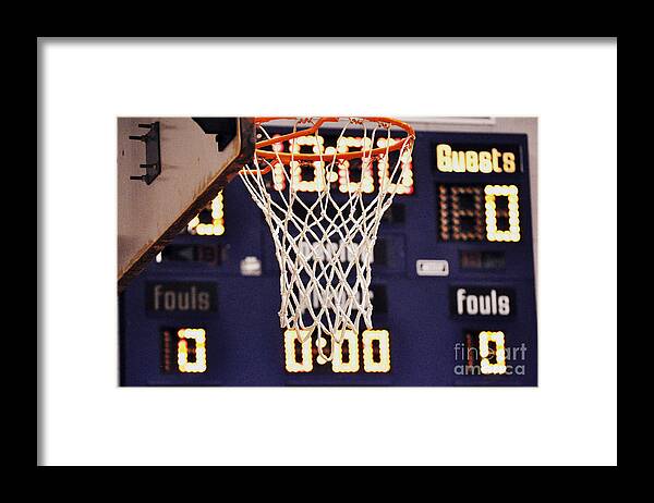 Basketball Framed Print featuring the photograph Jan 12 by Anjanette Douglas