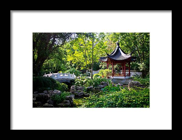 Garden Framed Print featuring the photograph Japanese Garden by Kristy Creighton