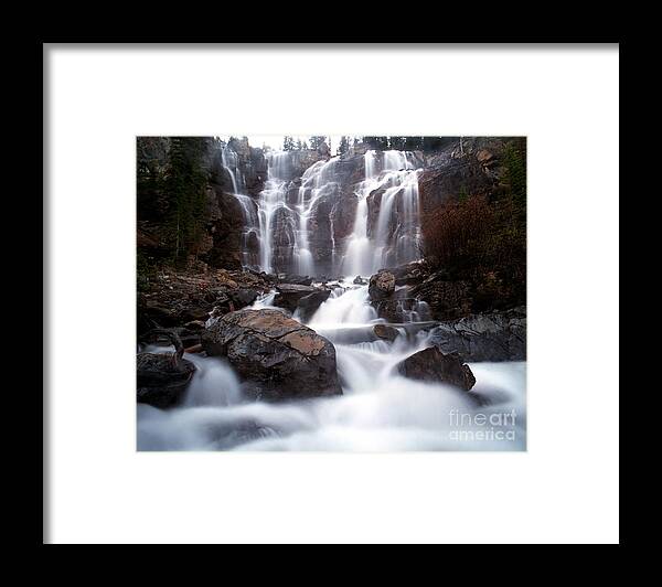 Tangle Falls Framed Print featuring the photograph Jasper - Tangle Falls by Terry Elniski