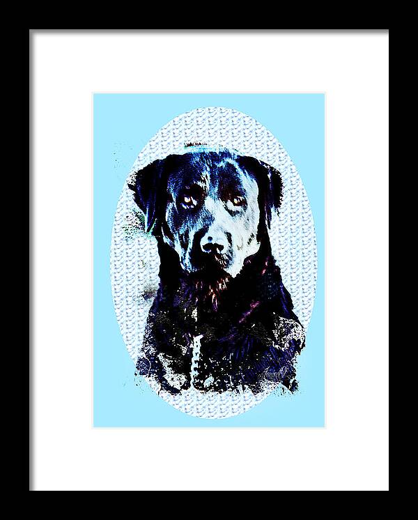 Comanche Lodge Framed Print featuring the digital art Jed by Janice OConnor