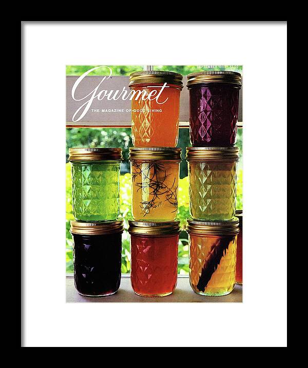 Food Framed Print featuring the photograph Jellies In A Window by Romulo Yanes