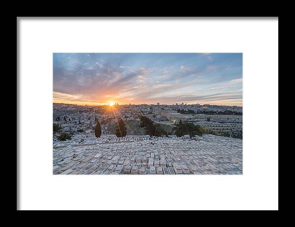 Arch Framed Print featuring the photograph Jerusalem Old City, Israel by Hale's Image