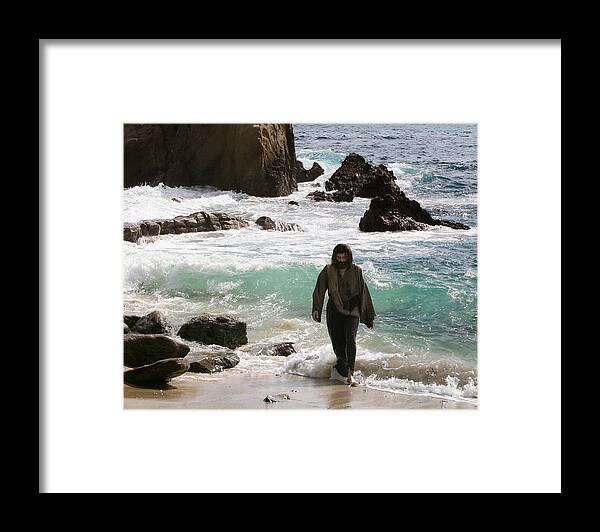 Alex-calderon Framed Print featuring the photograph Jesus Christ- Anyone Who Has Seen Me Has Seen The Father by Acropolis De Versailles