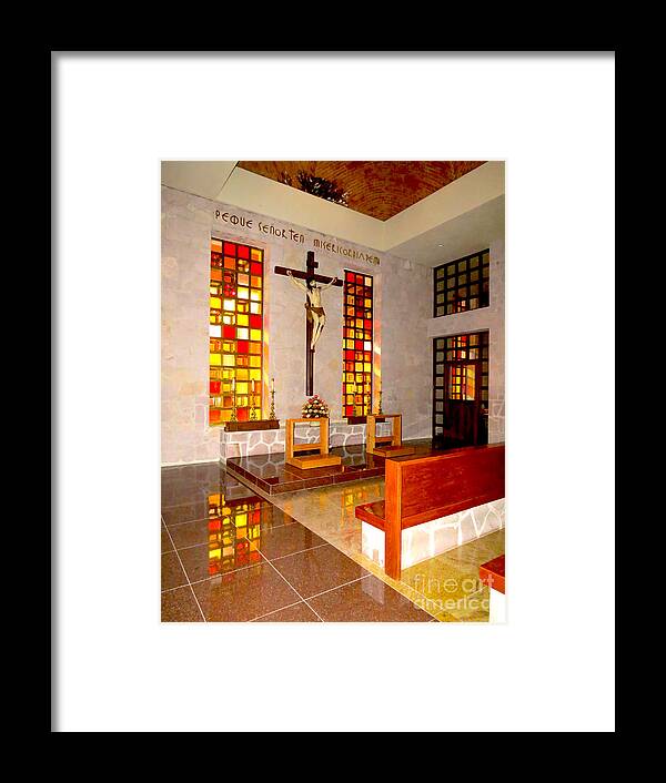 Claudia's Art Dream Framed Print featuring the photograph Jesus Christ Chapel by Claudia Ellis
