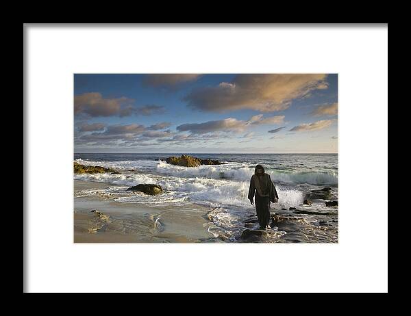 Alex-calderon Framed Print featuring the photograph Jesus Christ- Follow Me And I Will Make You Fishers Of Men by Acropolis De Versailles