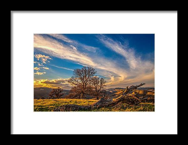 Landscape Framed Print featuring the photograph Jet Stream by Marc Crumpler