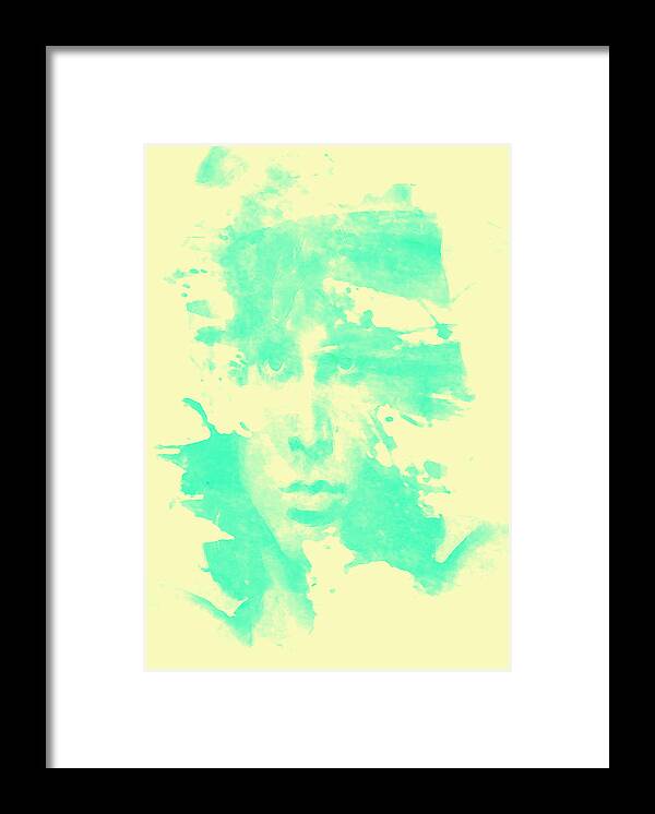 Jim Morrison Framed Print featuring the digital art Jim Morrison by Brian Reaves