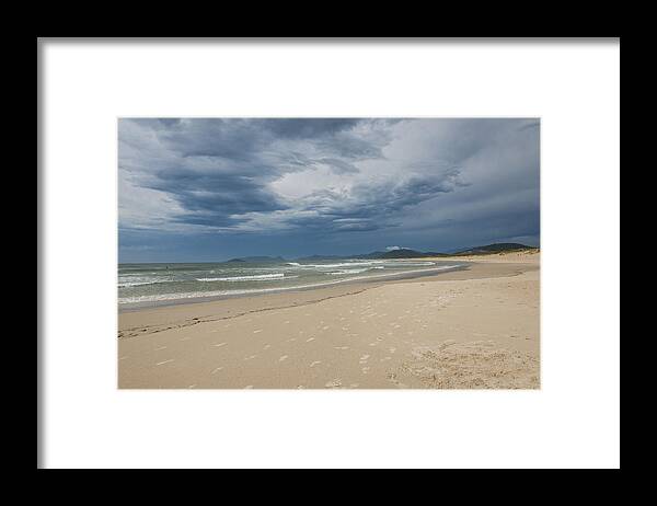 Tranquility Framed Print featuring the photograph Joaquina Beach by Maremagnum