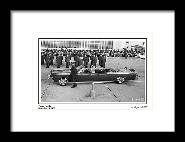 Tampa Framed Print featuring the photograph John F. Kennedy - 8 by Larry Mulvehill