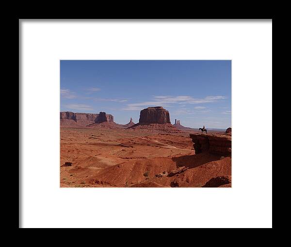 Monument Valley Framed Print featuring the photograph John Ford's Point in Monument Valley by Keith Stokes