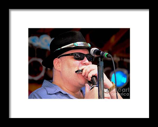 Music Framed Print featuring the photograph John Popper by Angela Murray