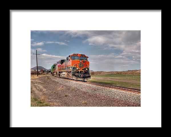 Steam Train Photographs Framed Print featuring the photograph Joint Line Mixed by Ken Smith