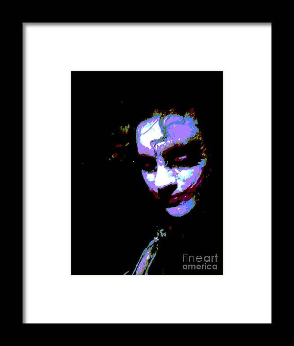 Digital Print Framed Print featuring the photograph Joker 4 by Alys Caviness-Gober