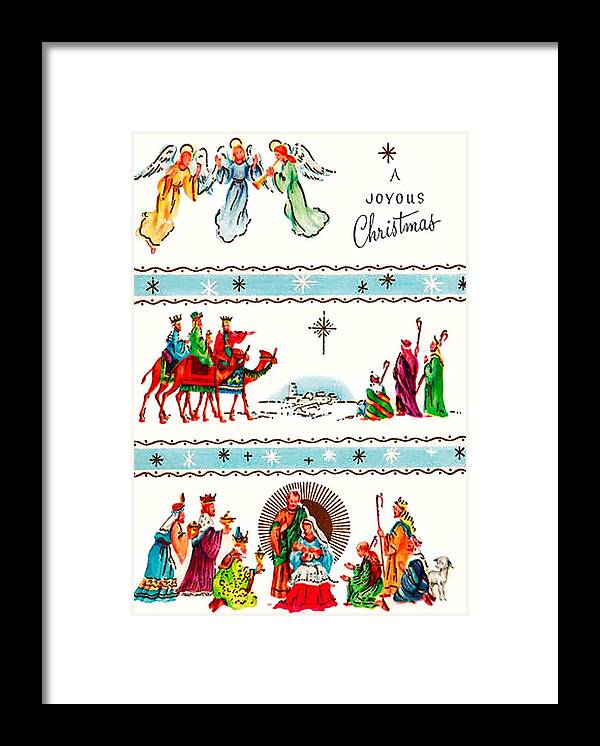 Joyous Framed Print featuring the photograph Joyous Christmas by Munir Alawi