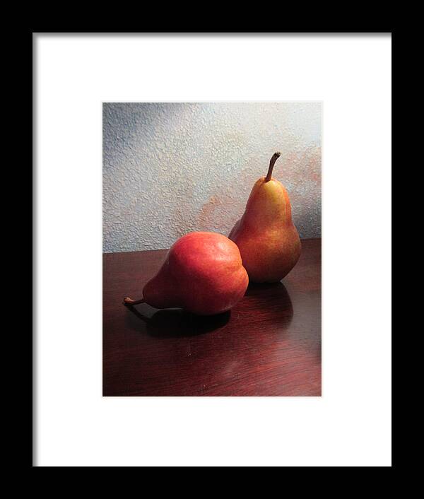 Pears Framed Print featuring the photograph Juicy Still Life by Dody Rogers
