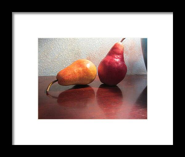 Pears Framed Print featuring the photograph Juicy2 by Dody Rogers