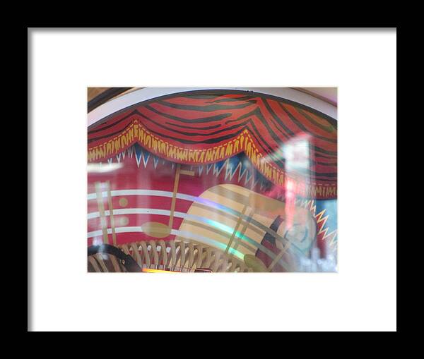 Juke Box Framed Print featuring the photograph Juke Tunes by Randall Weidner