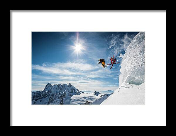 Action Framed Print featuring the photograph Jumping Legends by Tristan Shu
