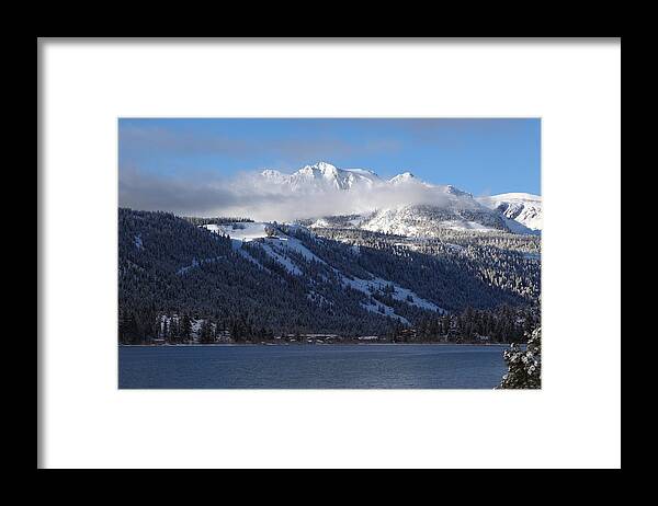 Mountain Framed Print featuring the photograph June Lake Winter by Duncan Selby