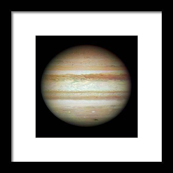 Jupiter Framed Print featuring the photograph Jupiter In July 2009 by Nasa/esa/stsci/ssi/jupiter Impact Team/science Photo Library