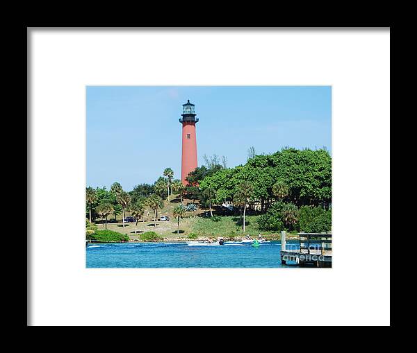 Jupiter Inlet Framed Print featuring the photograph Jupiter Inlet by William Wyckoff