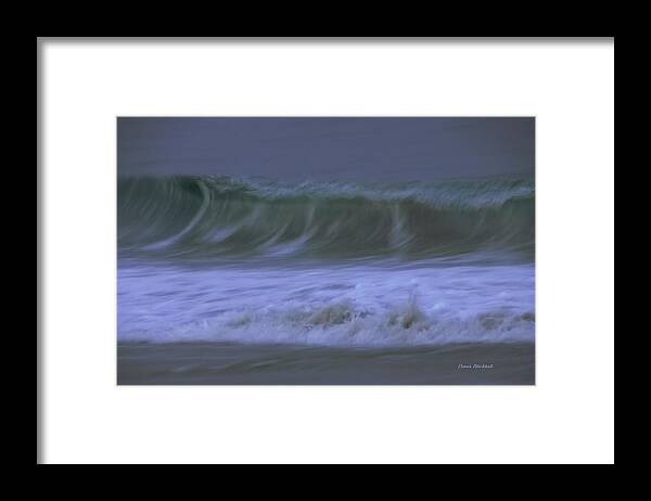 Ocean Framed Print featuring the photograph Just A Whisper by Donna Blackhall