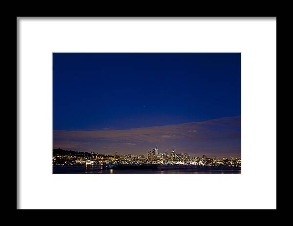 Seattle Framed Print featuring the photograph Just Before Fireworks by Chandru Murugan