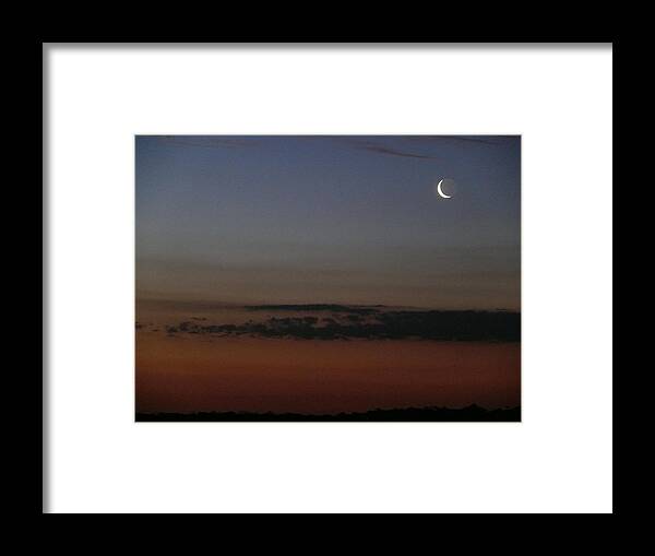 Moon Framed Print featuring the photograph Just Floating... by Evelyn Tambour