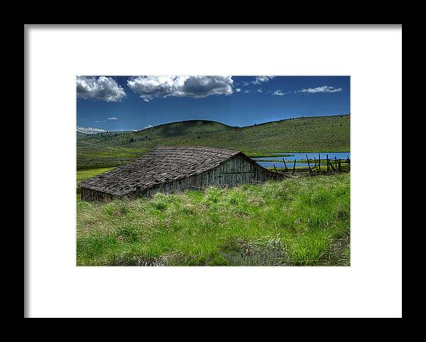 Landscape Framed Print featuring the photograph Just Over The Hill by Arthur Fix
