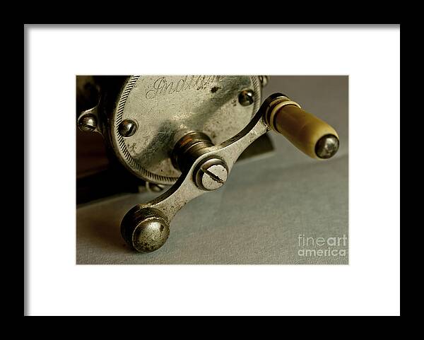 Fishing Reel Framed Print featuring the photograph Just Ride Out And Fish by Wilma Birdwell