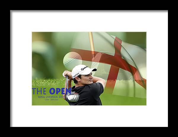 Play Framed Print featuring the photograph Justin Rose by Spikey Mouse Photography