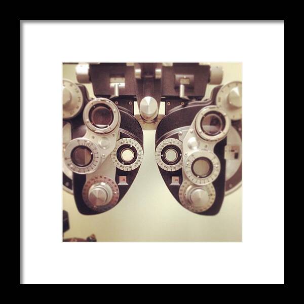 Eyedoctor Framed Print featuring the photograph #justintimberlake #eyedoctor by Britain Hayhurst