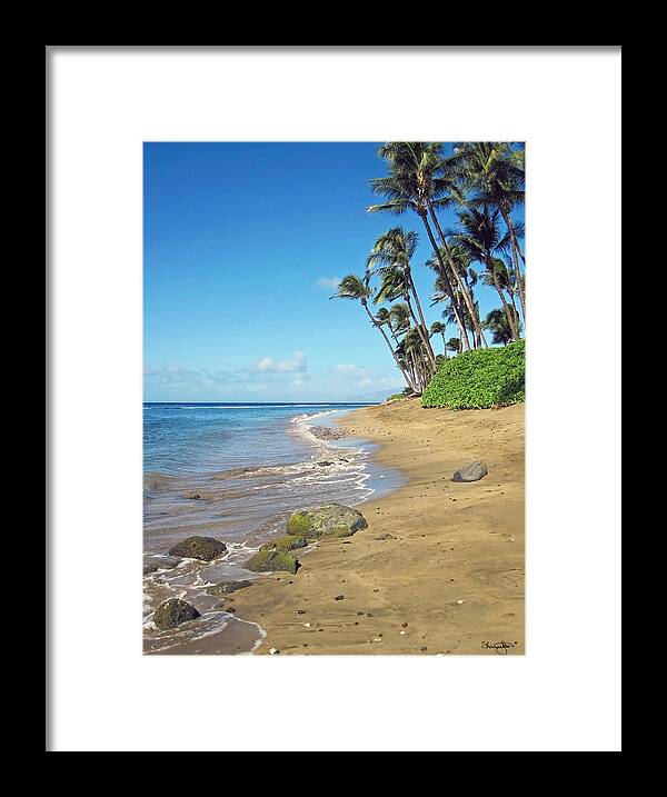 Beach Framed Print featuring the photograph Ka'anapali Beach by Shanna Hyatt