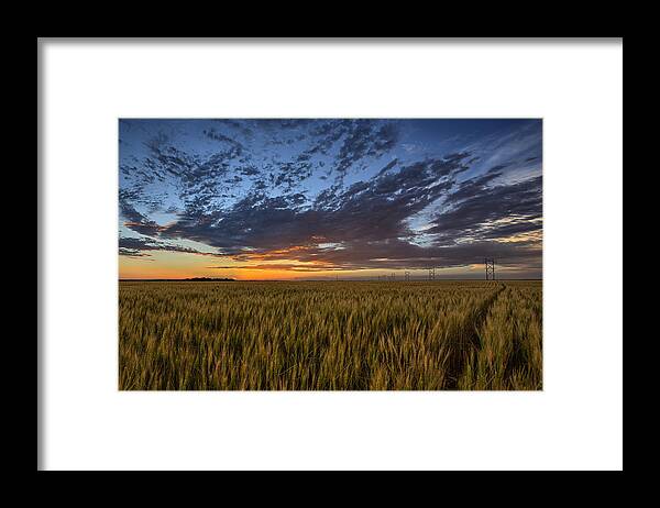 Kansas Framed Print featuring the photograph Kansas Color by Thomas Zimmerman