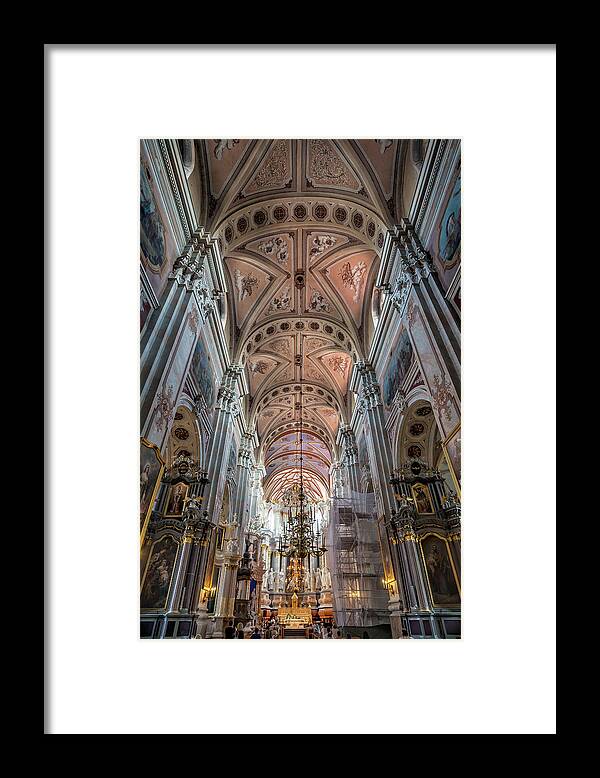 Capital Cities Framed Print featuring the photograph Kaunas Cathedral Of St. Peter And Paul by Angel Villalba