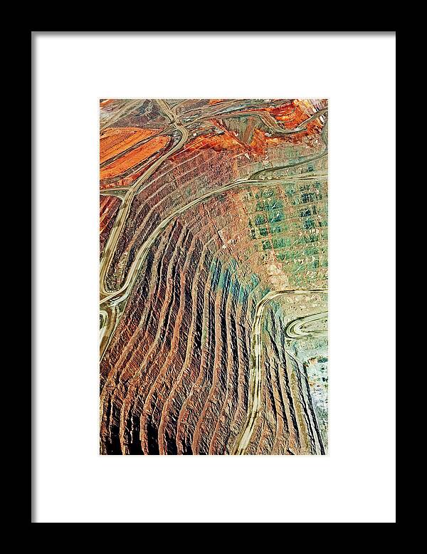 Mineral Framed Print featuring the photograph Kcgm. Gold Mine,western Australia by John W Banagan