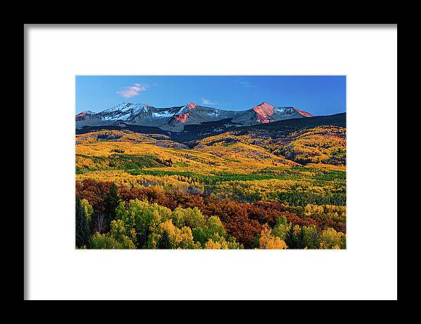 Scenics Framed Print featuring the photograph Kebler Pass by Piriya Photography