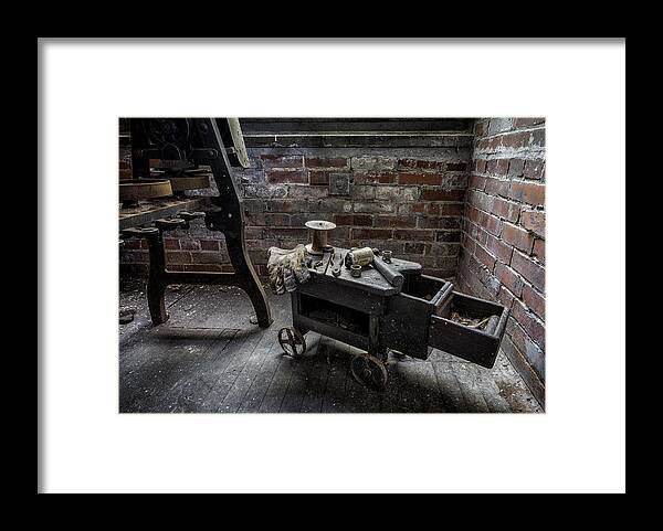 Abandoned Framed Print featuring the photograph Keep it neat by Rob Dietrich